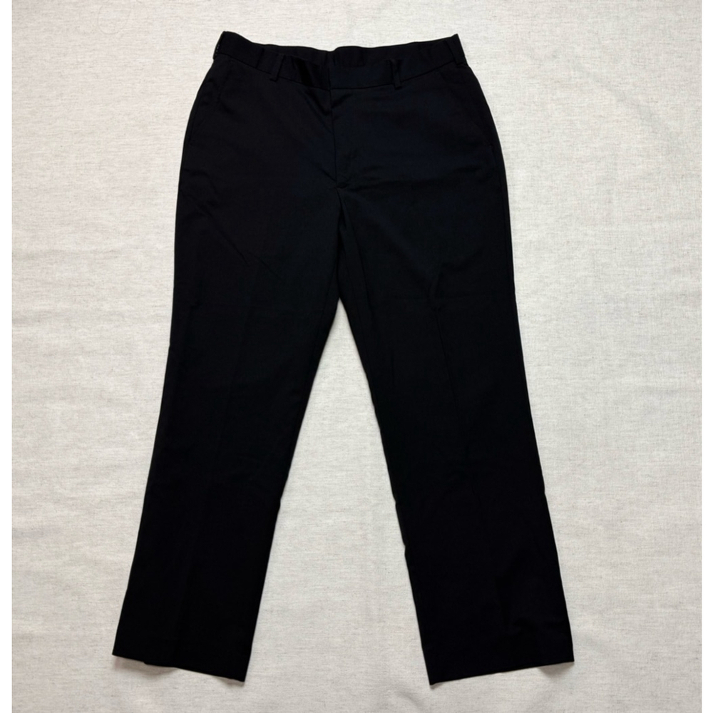 J Ferrar Men’s Black Dress Pants 36WX30L Business Casual Office Corporate Church